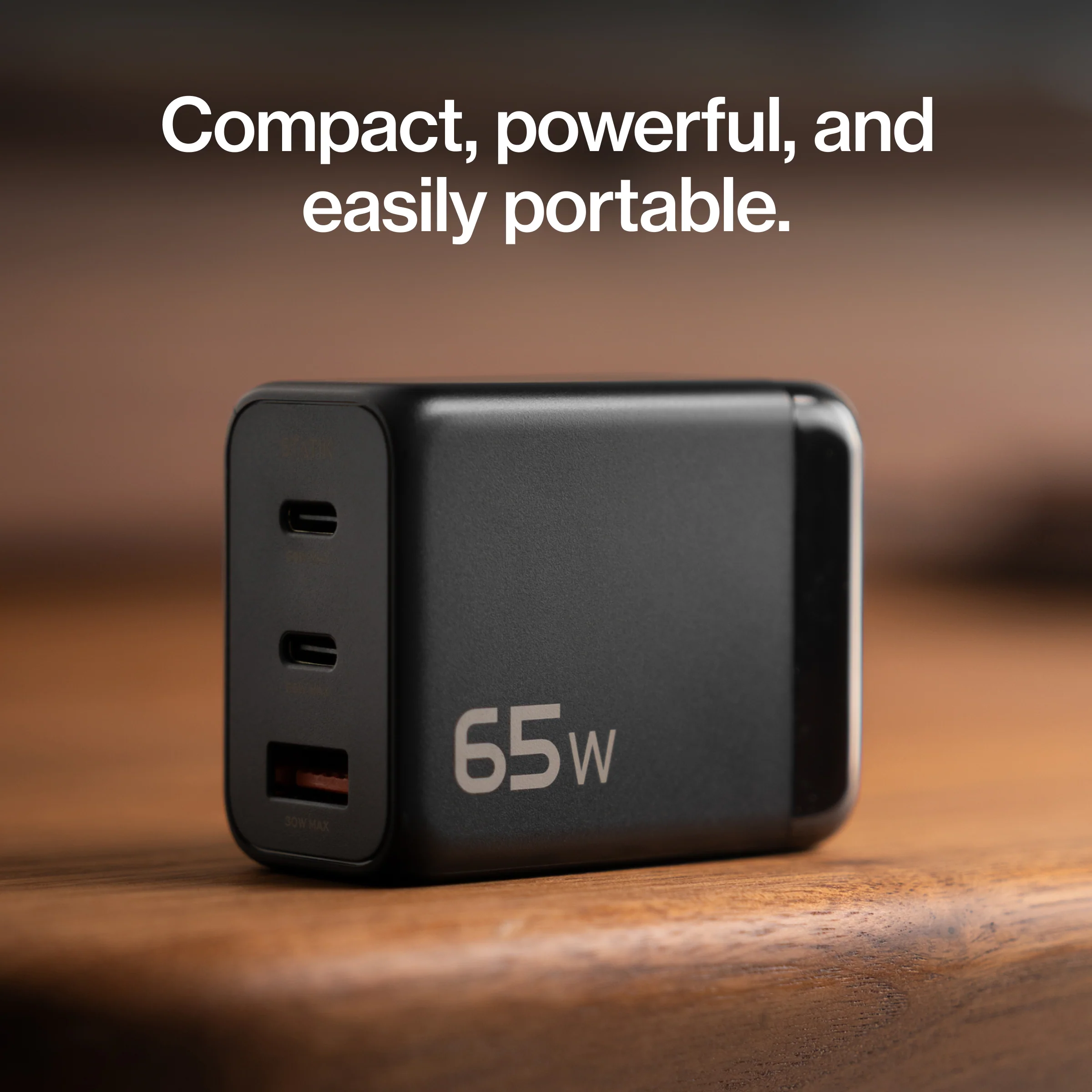 65W GaN Charger Global | Includes 3 International Plug Adapters (EU, UK, AU) - Image 9