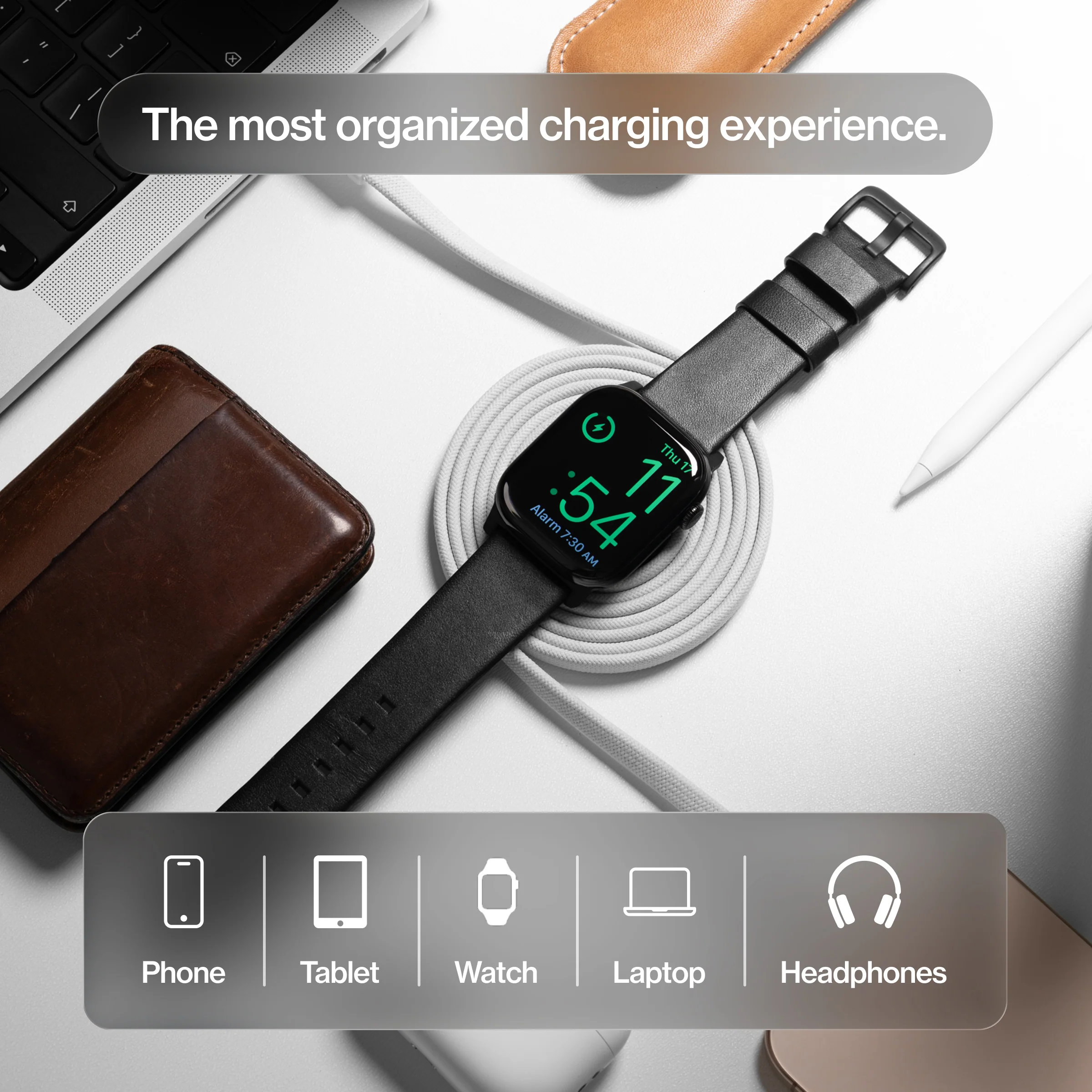 MagStack® Duo | 2-in-1 Wireless Apple Watch Charger & USB-C Cable - Image 10
