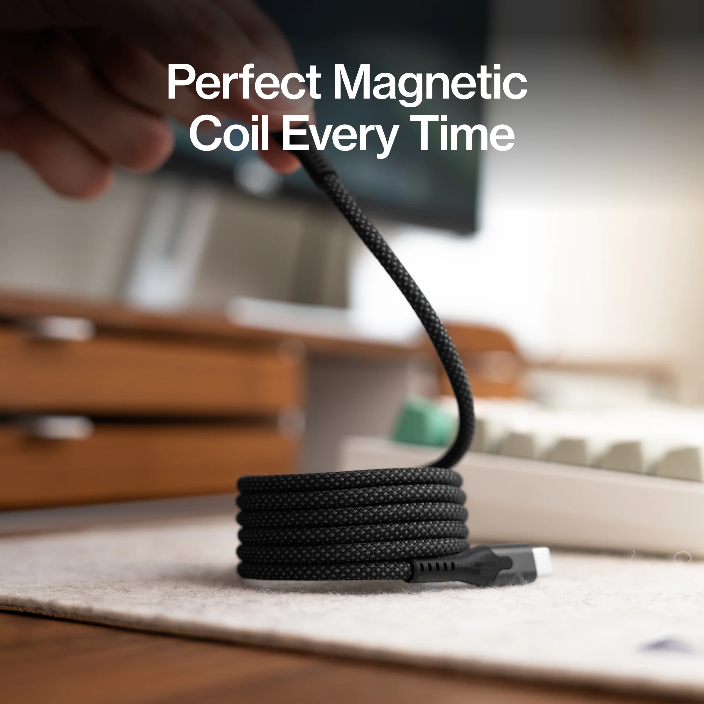 MagStack® Pro | Fast Charge & Data Cable | Tangle-Free Magnetic Nylon - Image 21