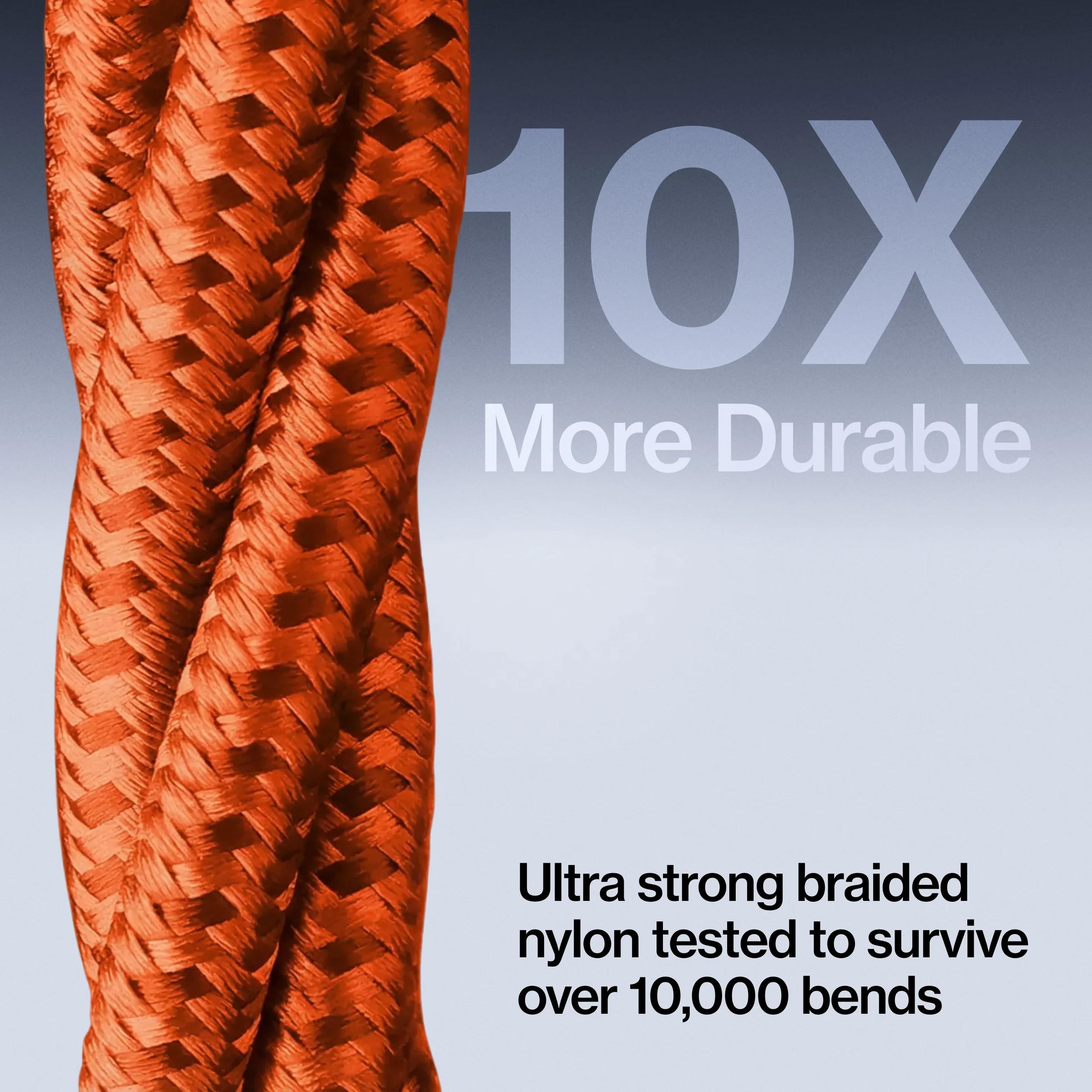 MagStack® Pro | Fast Charge & Data Cable | Tangle-Free Magnetic Nylon - Image 4