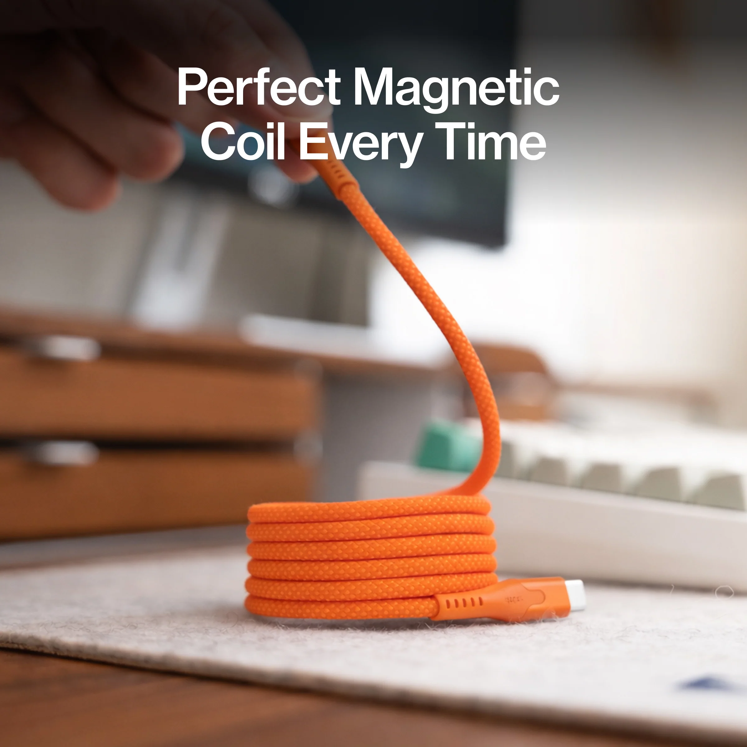 MagStack® Pro | Fast Charge & Data Cable | Tangle-Free Magnetic Nylon - Image 6