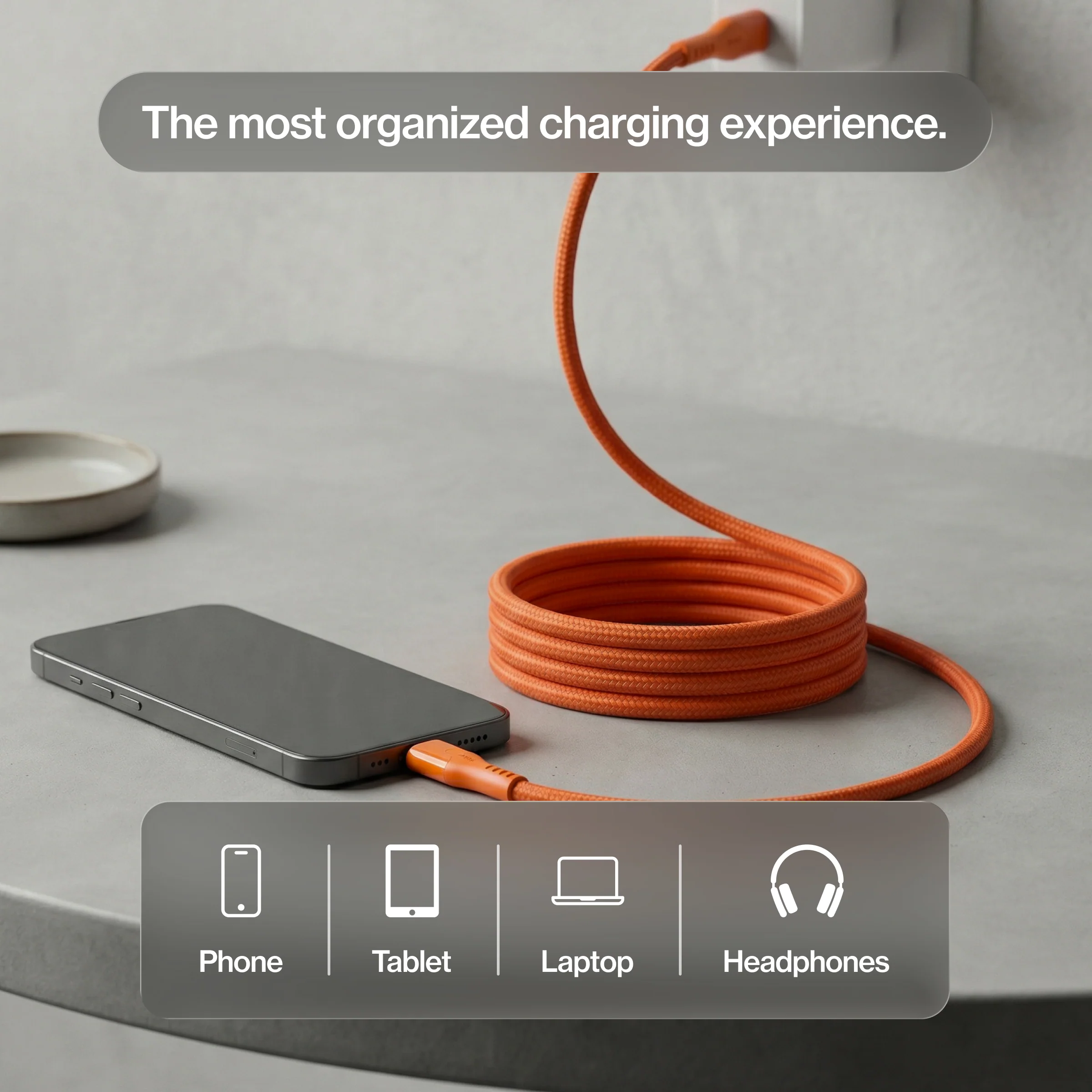 MagStack® Pro | Fast Charge & Data Cable | Tangle-Free Magnetic Nylon - Image 7