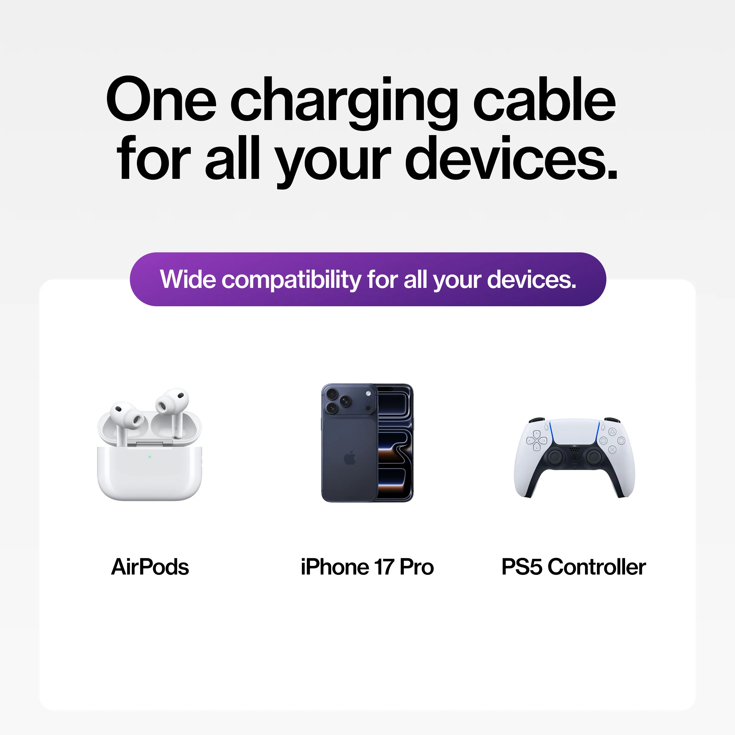 MagStack® Pro | Fast Charge & Data Cable | Tangle-Free Magnetic Nylon - Image 8