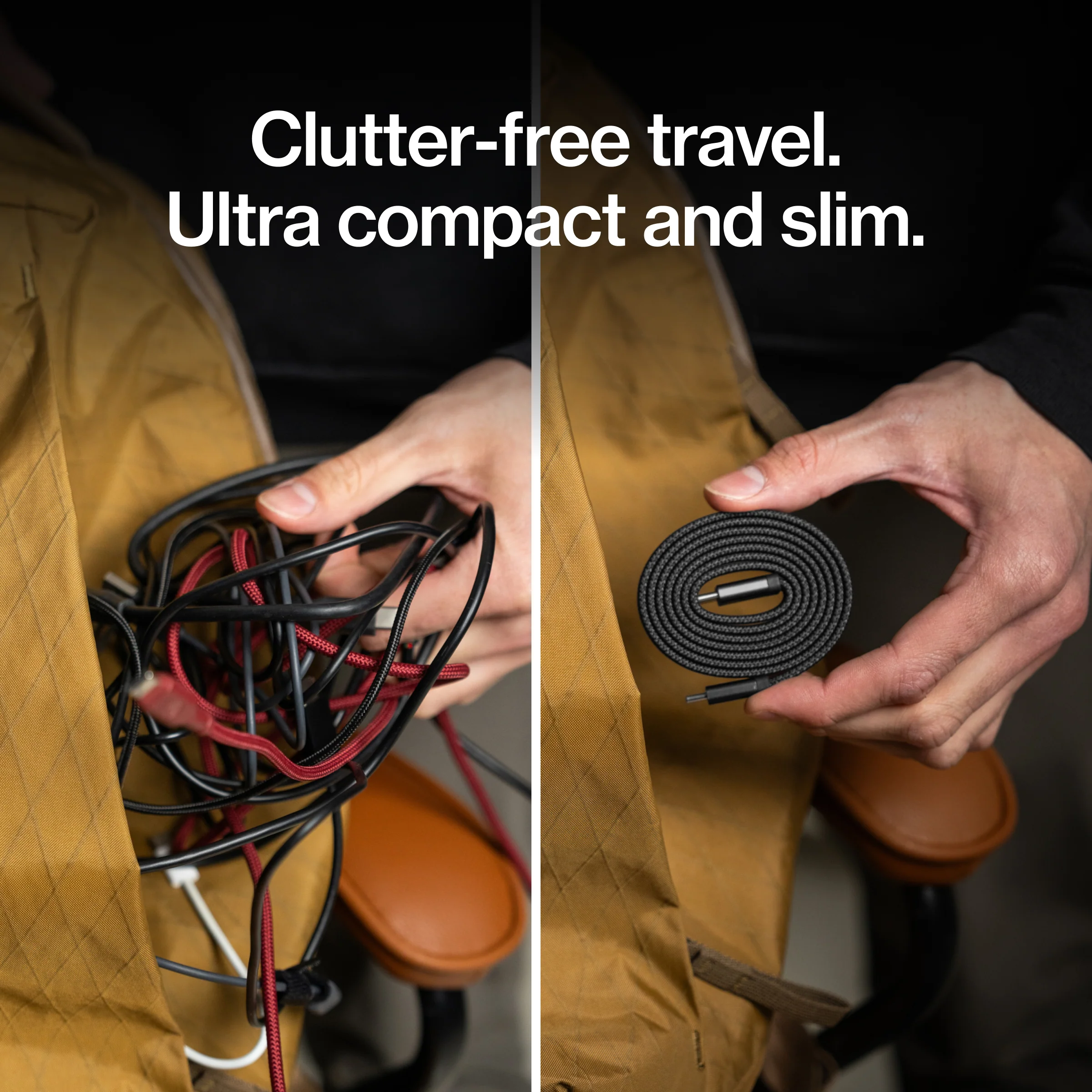 MagStack® Slim Pro | Tangle-Free Magnetic Nylon | Fast Charging Data Cable - Image 5