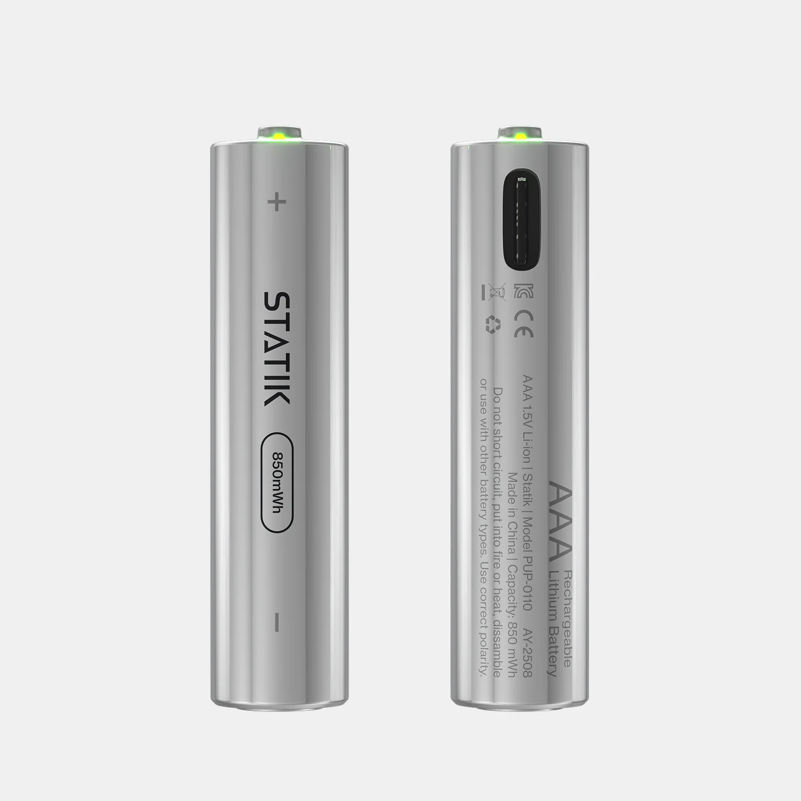 Rechargeable AAA Batteries | 4 Pack | USB-C Rechargeable - Image 11