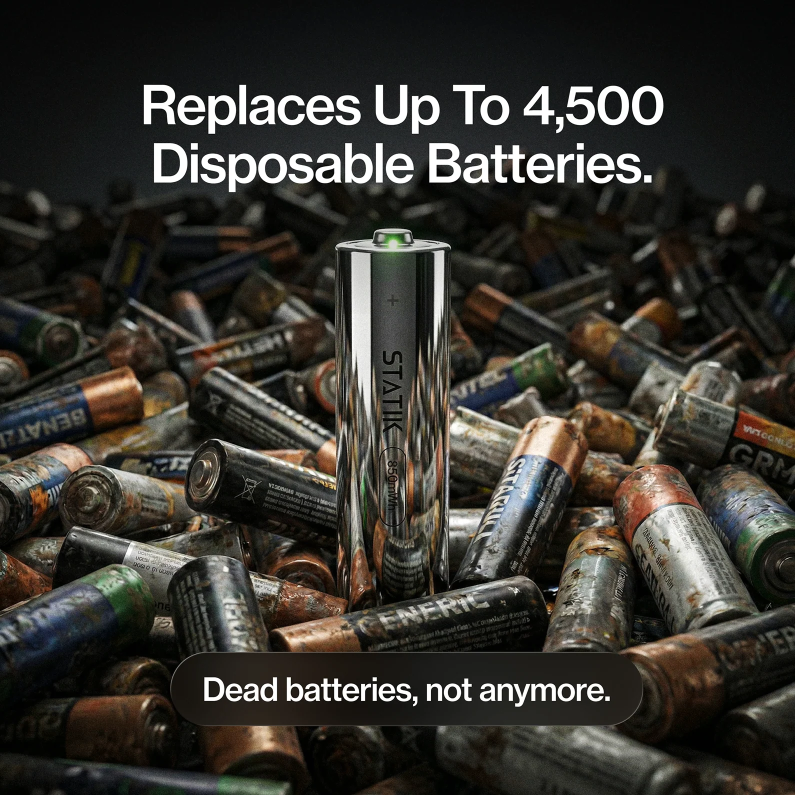 Rechargeable AAA Batteries | 4 Pack | USB-C Rechargeable - Image 6