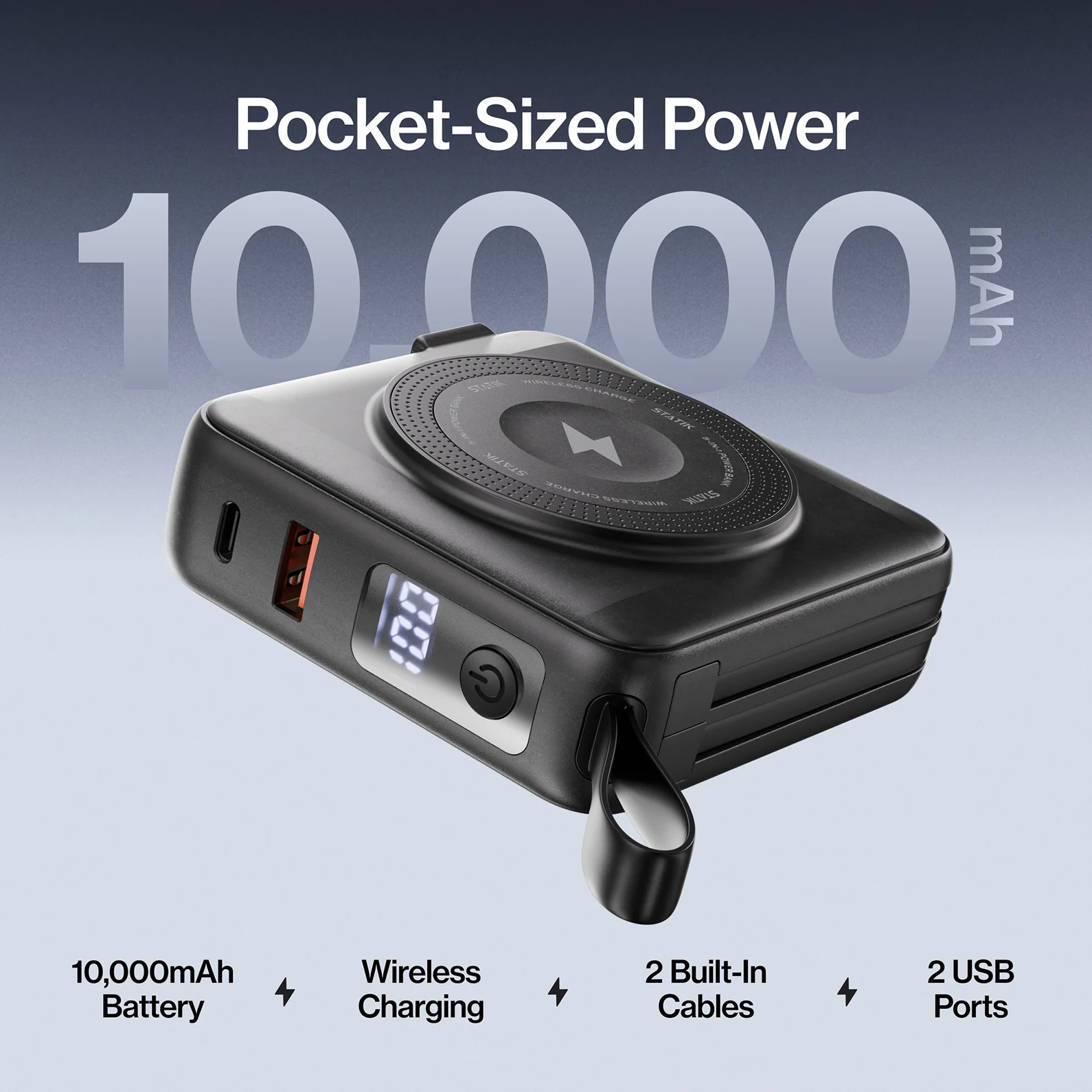 SmartCharge (Gen 2) | 10,000 mAh PowerBank and Charger - Image 4