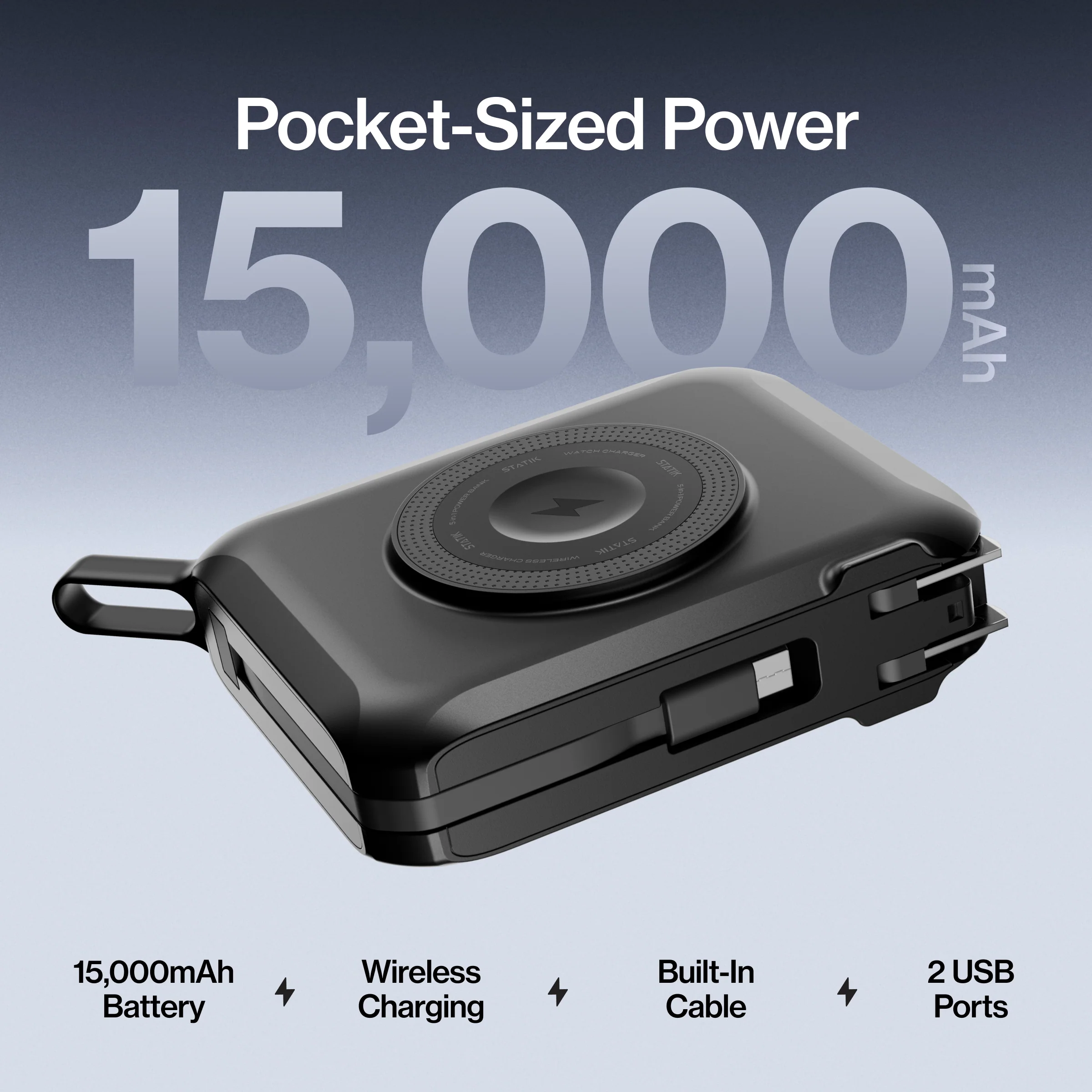 SmartCharge Pro | 15,000 mAh PowerBank and Charger - Image 14