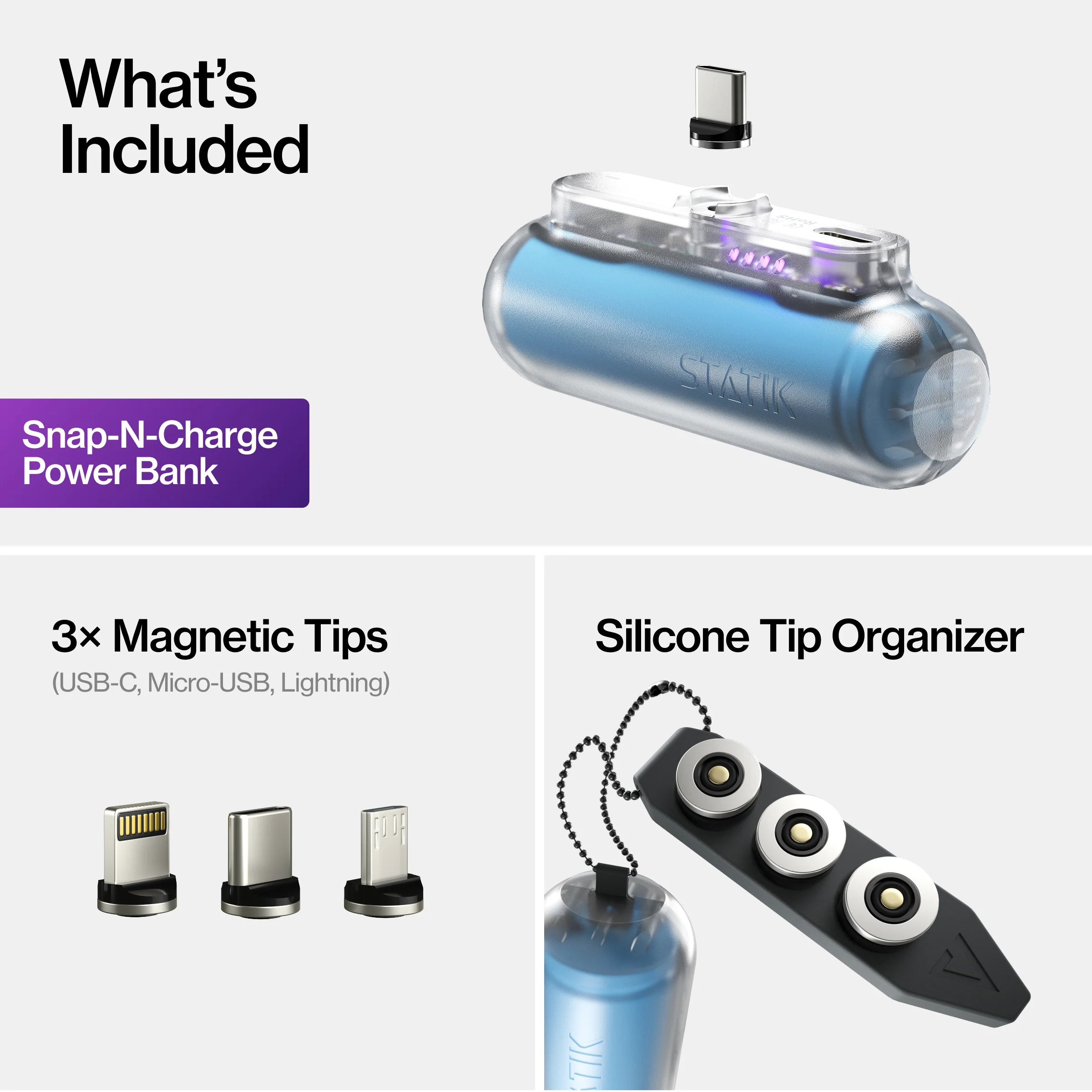 Snap-N-Charge® | Universal Magnetic Power Bank - Image 17