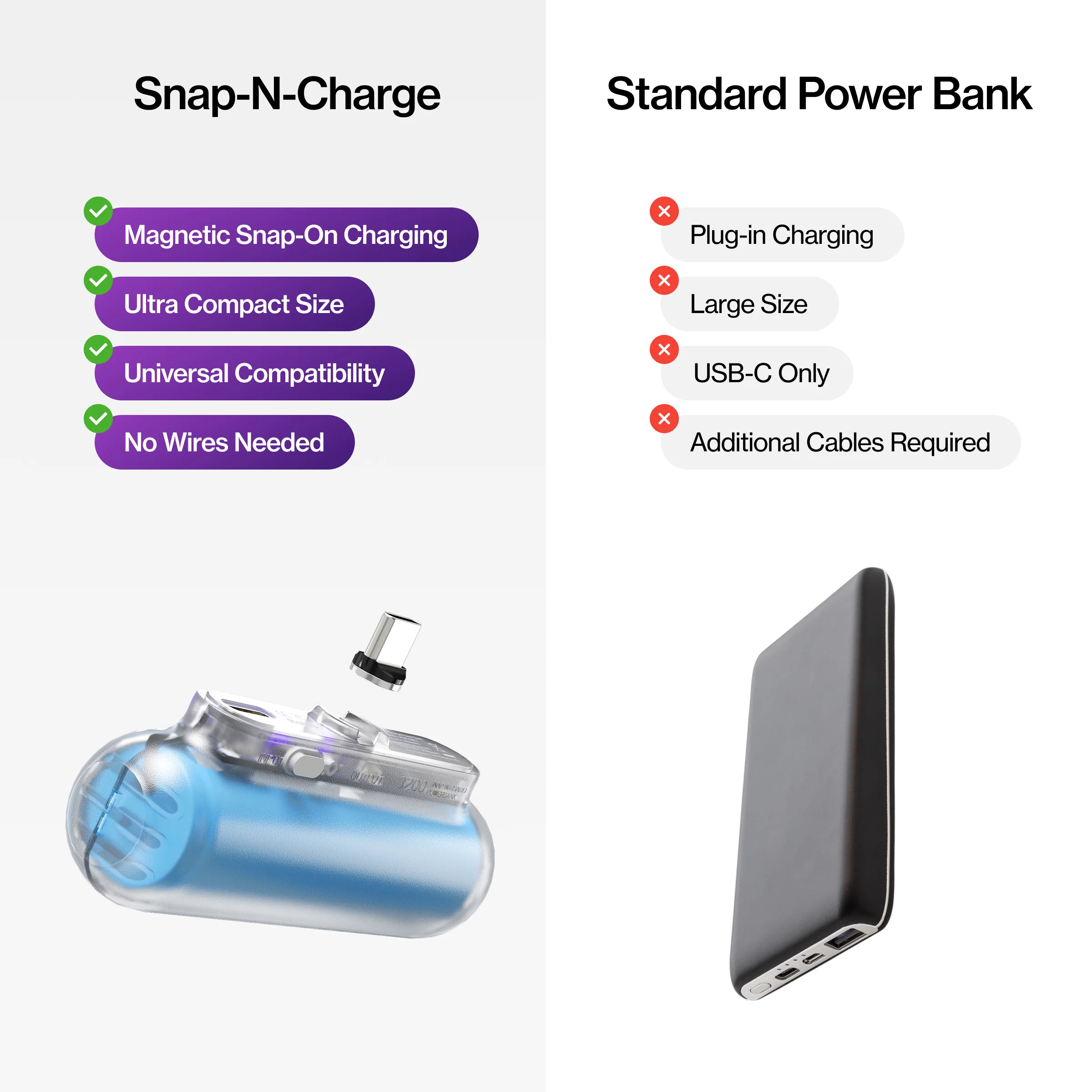 Snap-N-Charge® | Universal Magnetic Power Bank - Image 20