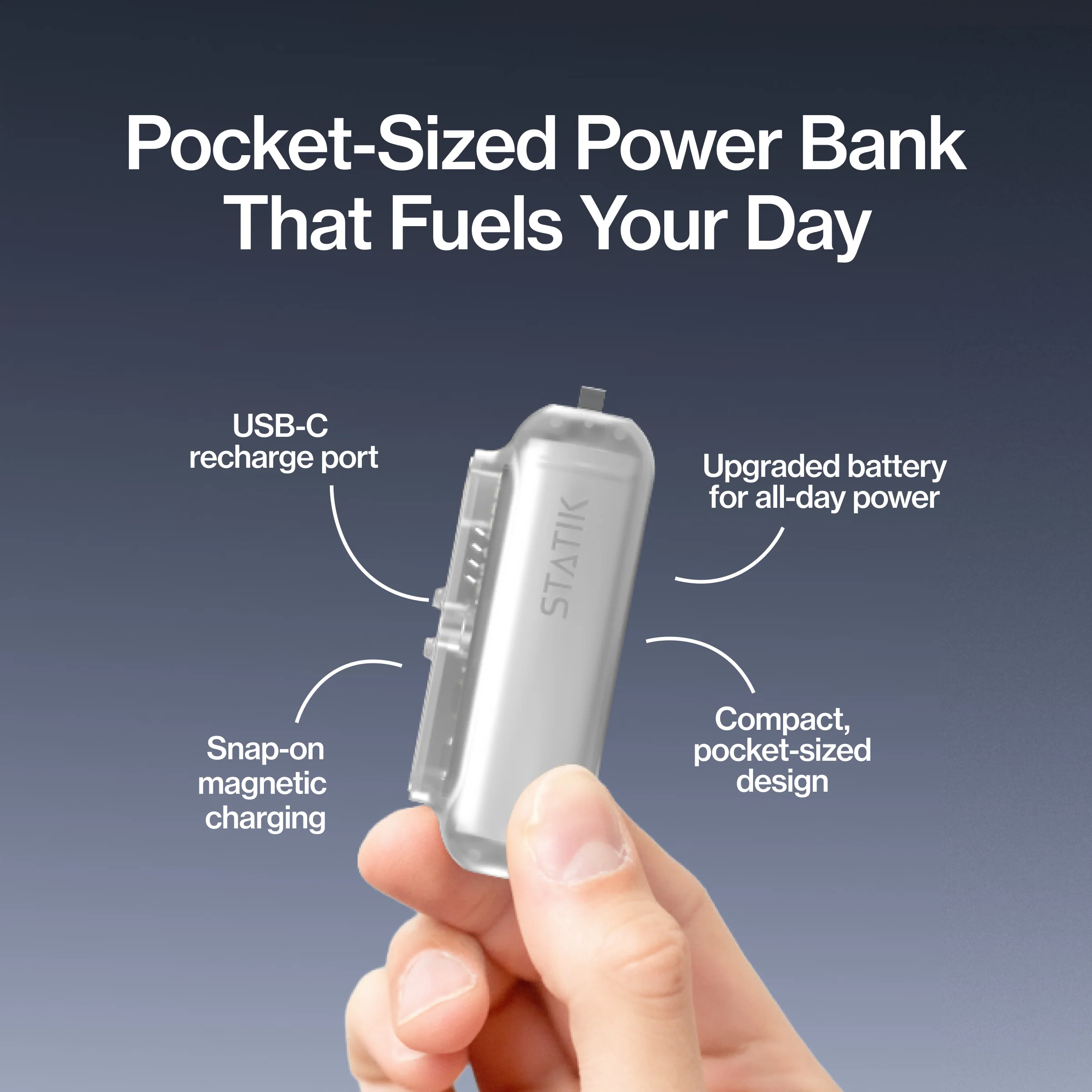 Snap-N-Charge® | Universal Magnetic Power Bank - Image 25