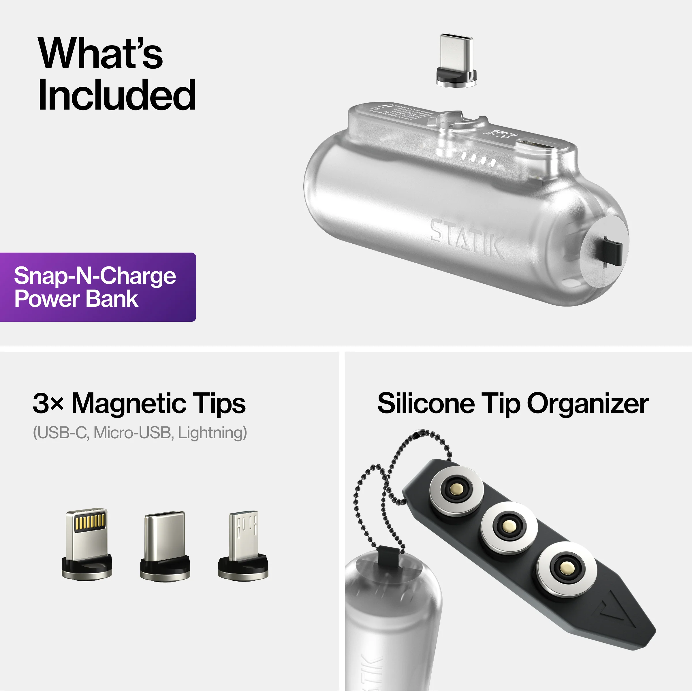 Snap-N-Charge® | Universal Magnetic Power Bank - Image 28