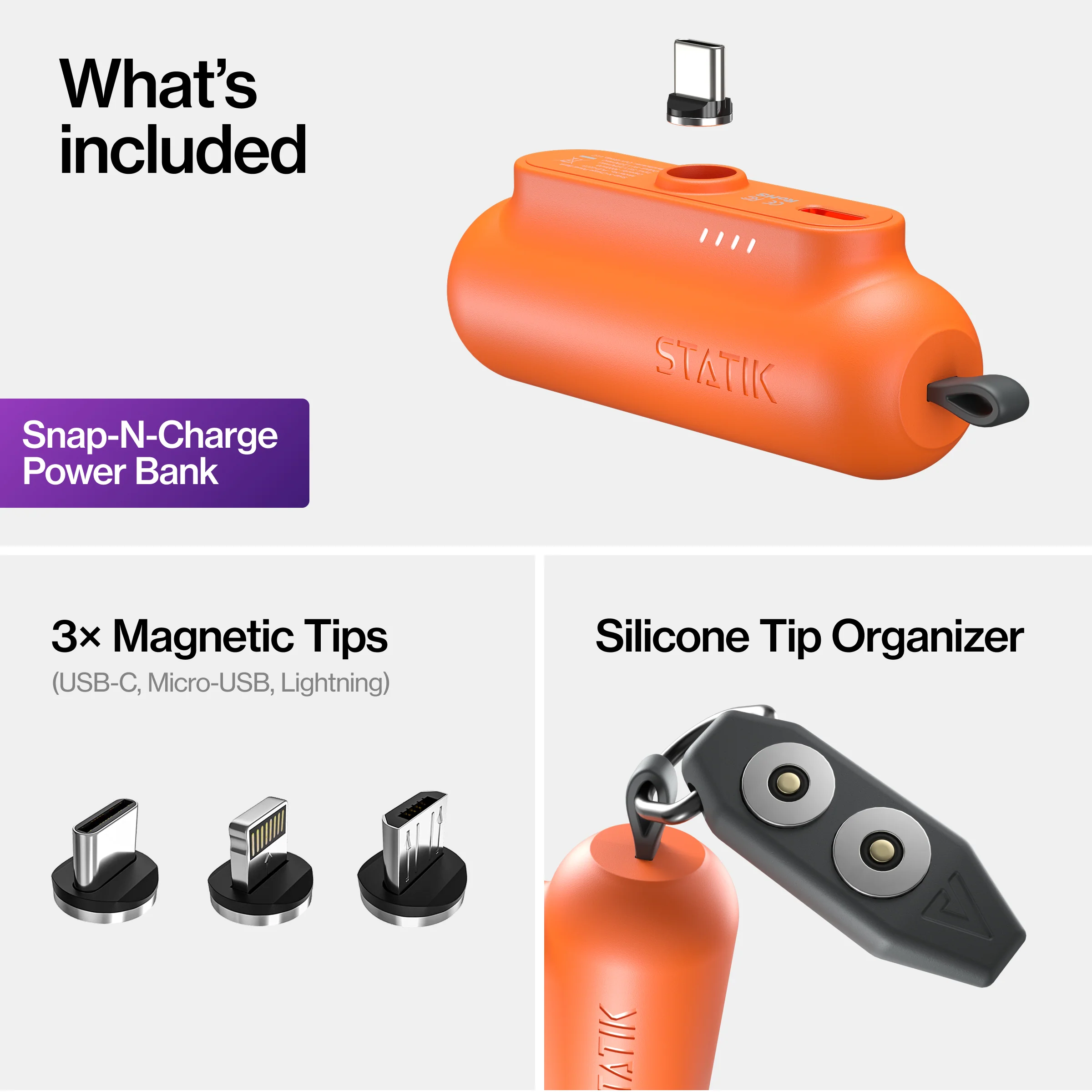 Snap-N-Charge® | Universal Magnetic Power Bank - Image 39
