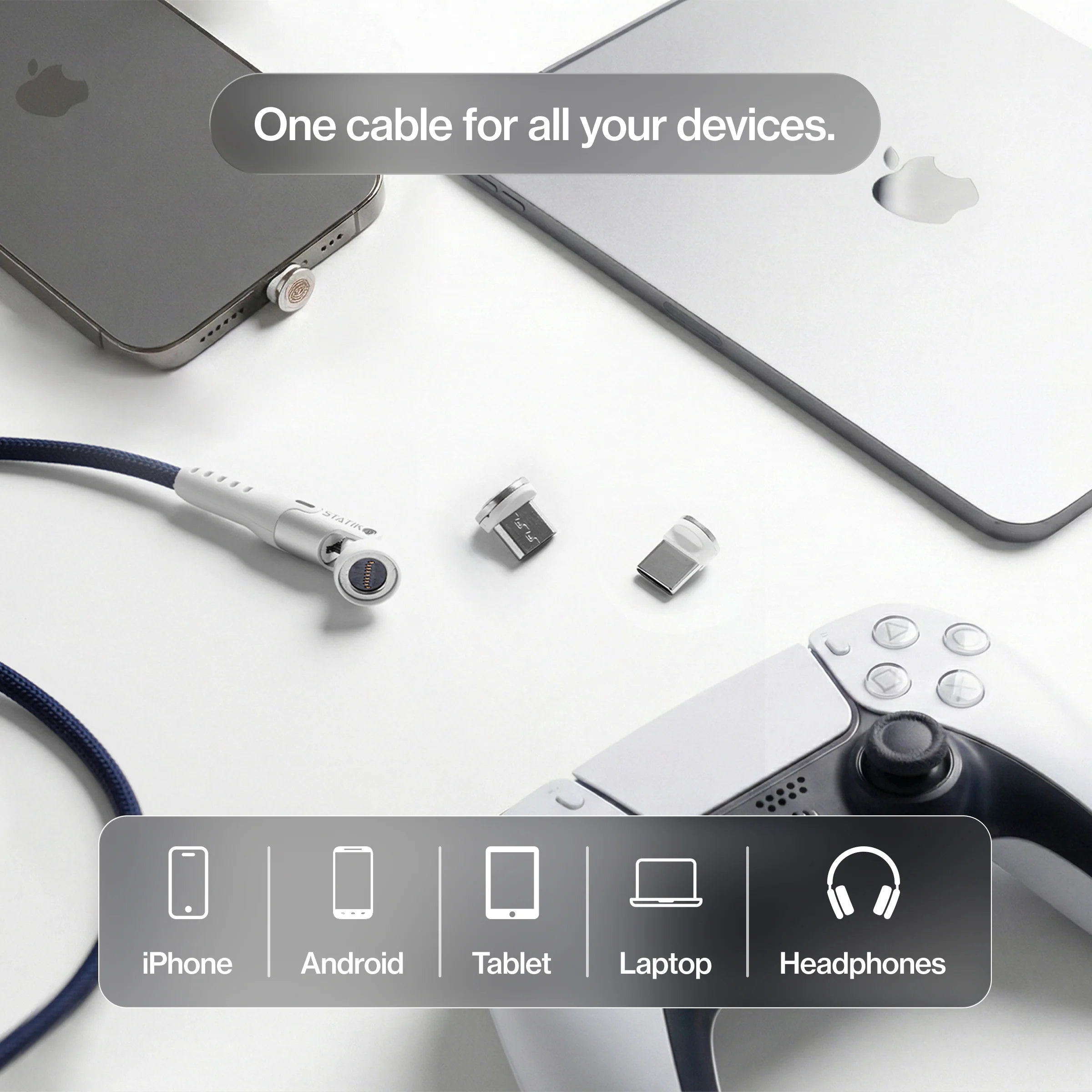 Statik® 360 Pro | 100W Universal Charge & Data Cable - Image 31